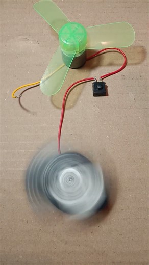 Battery spinning viral project - DC Motor