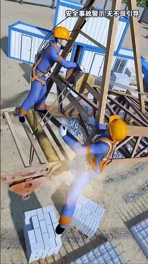 Electric Shock⚡On Pole #shorts #3danimation