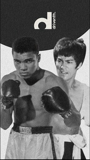 discipline | focus | greatness on Instagram: "Bruce Lee and Muhammad Ali approached fear the same way they approached life — with purpose, clarity, and absolute conviction. Bruce saw fear as the pressure of expectations he refused to carry, choosing instead to live by his own standards. Ali viewed fear as the doorway to greatness, believing that without risk, nothing meaningful is ever achieved. Together their message is unmistakable: fear isn’t an enemy, it’s a teacher — and neither of them eve