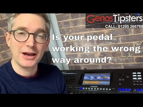 Is your sustain pedal working the wrong way? | Yamaha Genos Tip