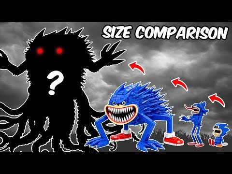 Comparación de tamaños de SHIN SONIC novato vs profesional vs hacker | Brick Trick Español