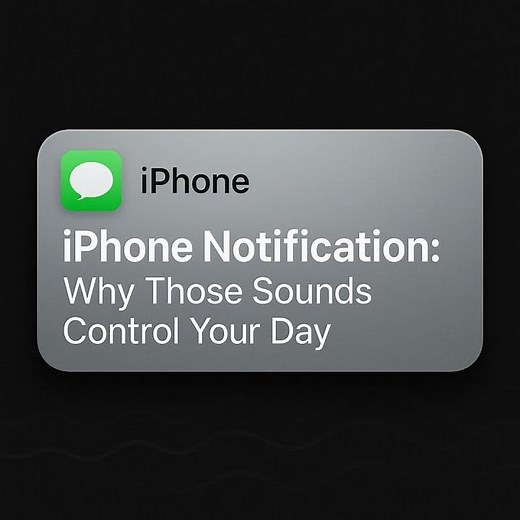 iPhone Notification: Why Those Sounds Control Your Day