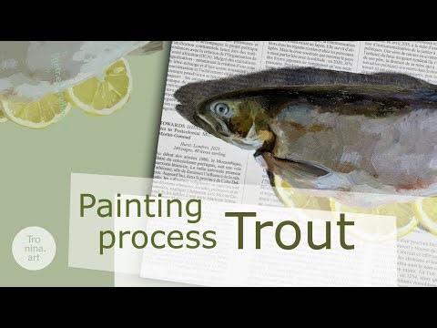 Fish passion | Highlights of my work on this painting #oilpainting #art