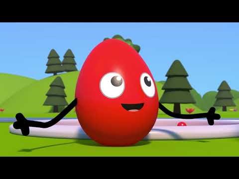 Разноцветные яйца и волшебный паровозик - Котенок Котэ представляет Котэ Геймз