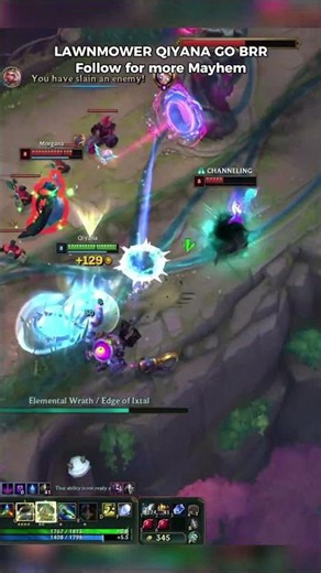 Lawnmower Qiyana — This ARAM Build Cuts Through EVERYONE #arammayhem #leagueoflegends