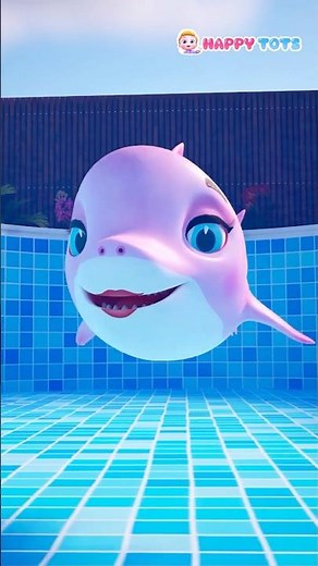 Baby Shark Swimming Song | Nursery Rhymes & Kids Songs | Happy Tots