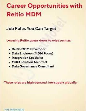 🚀 Reltio MDM Roadmap 2026 | Cloud Data Career | Master Data Management Training