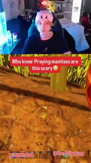 Jordan Garcia on Instagram: "Funny moment in grounded 😂. Thank you and shout out to @thedailygung active on twitch TikTok. #grounded #funnymoments #viral #laughing #gaminglife #funny #gaming #repost #reels"