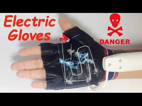 How to make ELECTRIC SHOCK GLOVES at Home | HomeMade