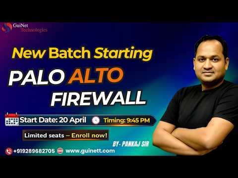Palo Alto Firewall Training New Batch | Build Your Security Career