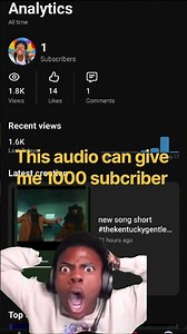 crazy audio can give me 1000 subcriber #crazysong #ishowspeed