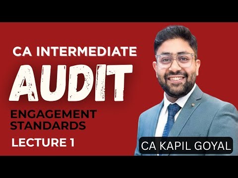 CA Inter Audit Ch 1: Engagement Standards⭐Complete Guide + ICAI Qs | By Kapil Goyal