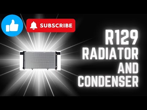 R129 SL600 SL500 Radiator and Condenser