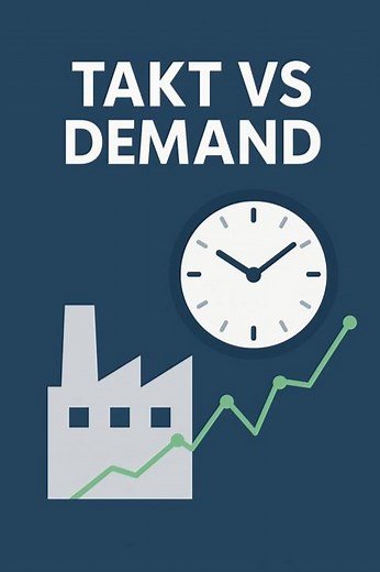 Takt Time vs Demand: How to Sync Takt Time and Customer Demand Like a Pro
