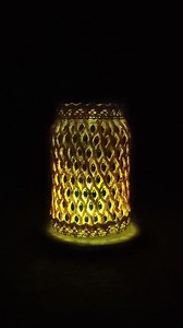 Easy Home Decor Idea with Glass Bottle and Candle... Table Lamp . . . #homedecor #homedecoration #homedecorideas #tablelamp #candle #candlelight #glassbottles #glassbottlecrafts #stonecraft | Planting & Decoration