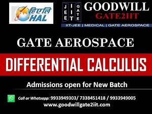 GATE Aerospace videos | Differential Calculus - Basics I GATE AE | GATE Aerospace I Mathematics