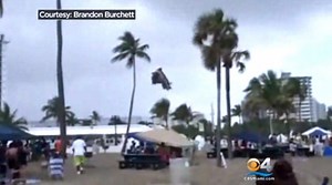 Kids injured when bounce house is lifted 50 feet in the air