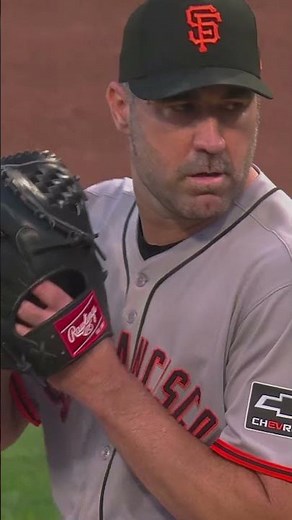 Justin Verlander Strikes Out Joey Bart with a 98 mph Fastball