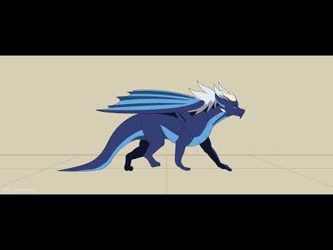Dragon Walk Cycle