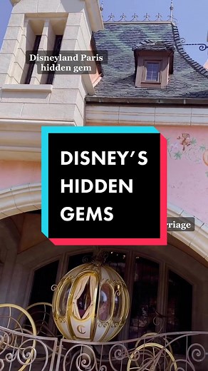 #disneylandparis hidden gems.. has anyone ever spotted the #cinderella carriage before? #disney #disneyland #sleepingbeauty #paris #fyp