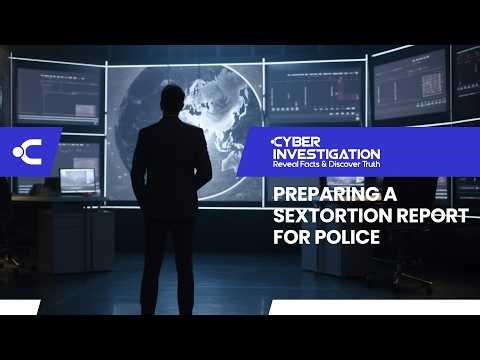 Preparing a Sextortion Report for Police