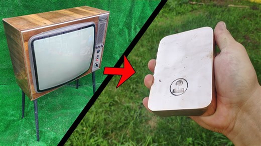 Turning 40-Year-Old Electronics into Copper Ingots