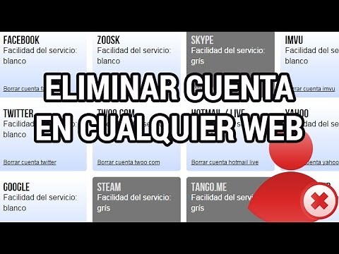 Delete your user account on any website www.informaticovitoria.com