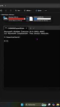 Restorer les données cachées dans un flash/disque dur avec Invite des commandes (CMD)