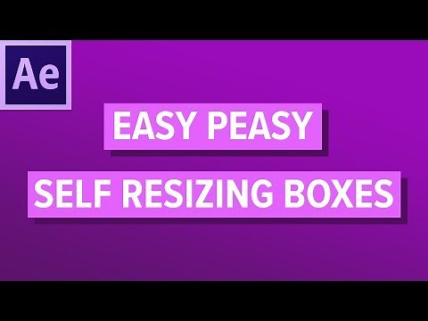 Resizing text boxes in under a minute! | Learn After Effects