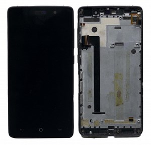 LCD with Touch Screen for Lyf Water 4 - White (display glass combo folder)