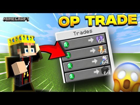 "These Minecraft Villager Trades Are ILLEGAL"😱🤯