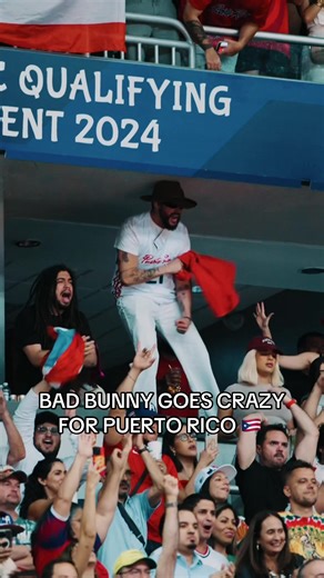 Bad Bunny Celebrates Puerto Rico Basketball Olympic Qualifier