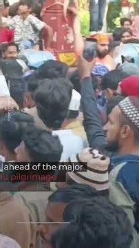 Muslims protest planned demolition of ‘600-year-old’ mosque in India | AJ #shorts