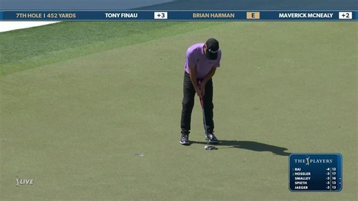 Brian Harman | Round 1 | 7th hole | Shot 4 | 2025 THE PLAYERS
