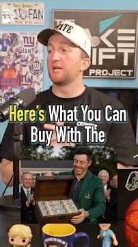 What Can You Buy With The Masters $4.5m Winnings?! #golf #reels #themasters