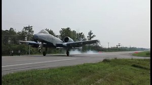 6.9K views · 622 reactions | WATCH: United States Air Force A-10s used a closed-off section of Michigan Highway 32 to practice landing and launching in austere conditions.  https://bit.ly/3itY7v0 | Airman Magazine | Facebook