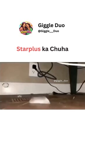 giggleduo on Instagram: "Star Plus ka chuha bhi full drama kar raha hai 😭🐭 Lagta hai zyada hi serial dekh liya 📺🤣 #StarPlus #StarPlusDrama #FunnyReels #DesiMemes #Chuha #ReelsIndia #ViralReel #ComedyContent #IndianTV #InstaReels"