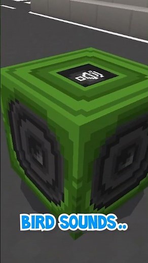 I modded a Birdsong Speaker in Minecraft - thanks Blockbench #short #minecraft #modded