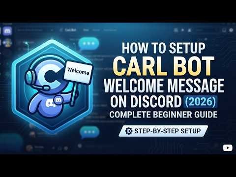 How to Setup Carl Bot Welcome Message on Discord (2026) | Complete Beginner Guide