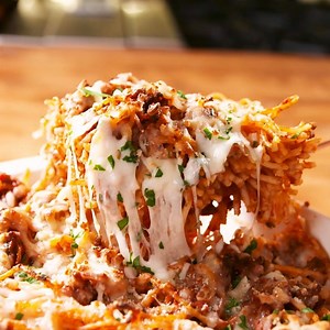 85K views · 865 reactions | This insanely cheesy Baked Spaghetti is...