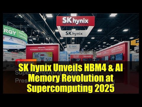 SK hynix Unveils HBM4 & AI Memory Revolution at Supercomputing 2025 | Future of HPC & AI