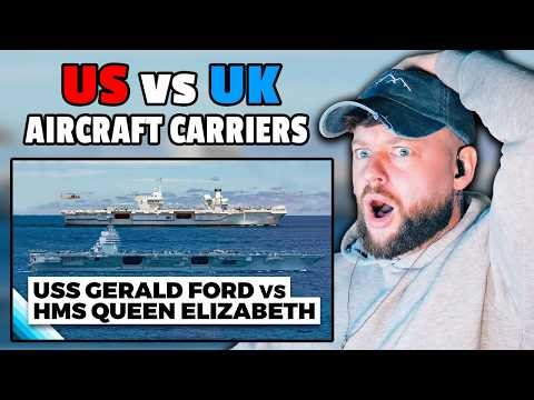 Brit Reacts to the USS Gerald R. Ford vs HMS Queen Elizabeth!