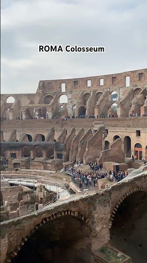 What does Rome Colosseum look like from inside?