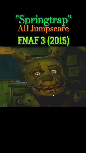 SPRINGTRAP – ALL JUMPSCARES! 🔥😱 #fnaf #scary