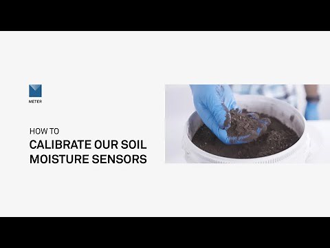 How to calibrate METER soil moisture sensors