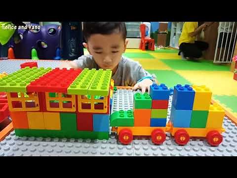 Lego Mainan anak laki | Bermain Lego membuat mainan rumah Lego mobil mobilan | Lego Duplo kids toys