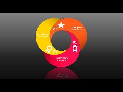 How to create overlapping circles in Microsoft Office powerpoint | powerpoint tricks.