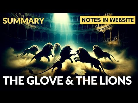 The Glove and the Lions by Leigh Hunt | Summary in English