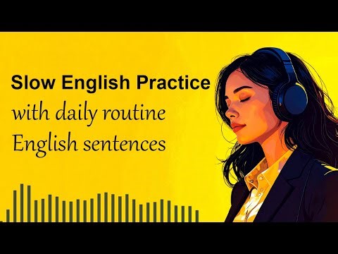 Improve Your English Listening and Speaking Skills with Daily Routine Sentences!