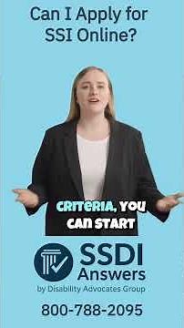 Can I Apply for SSI Online?